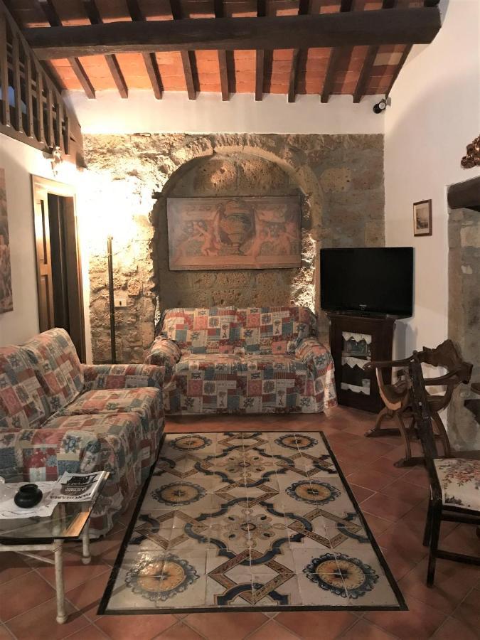 Апартаменты La Casa Nel Tufo Питильяно Экстерьер фото